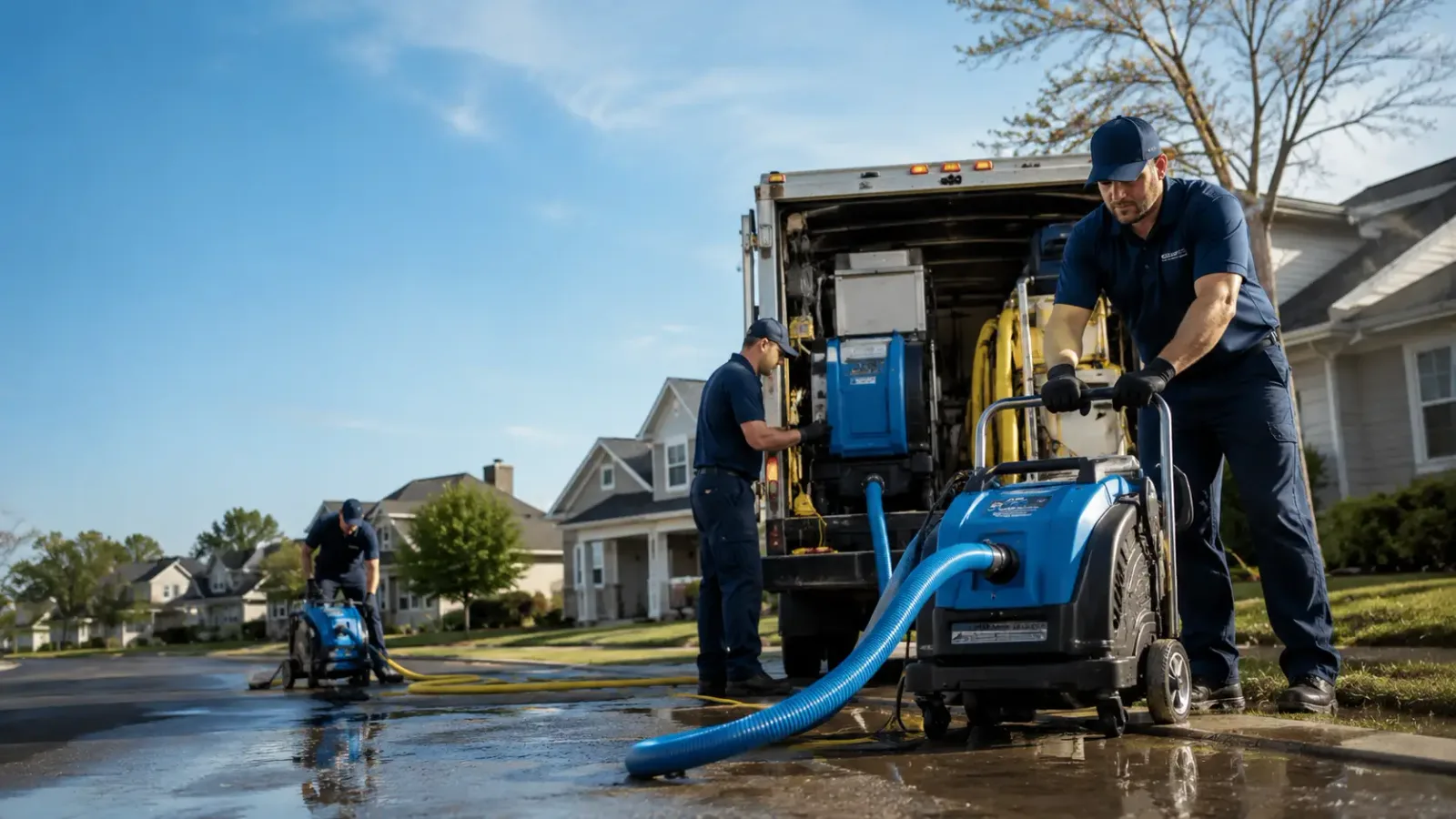 Flood Damage Cleanup in Corn, OK